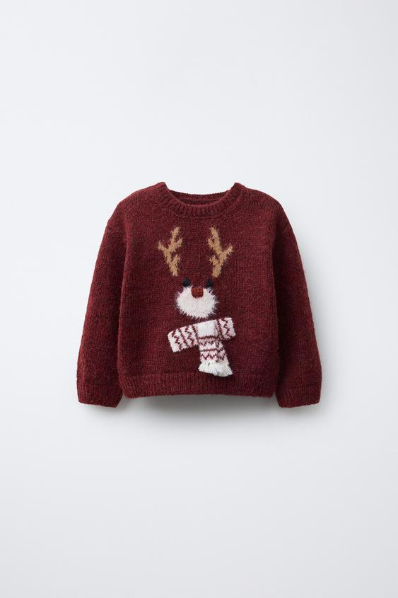 REINDEER KNIT JUMPER | Zara US