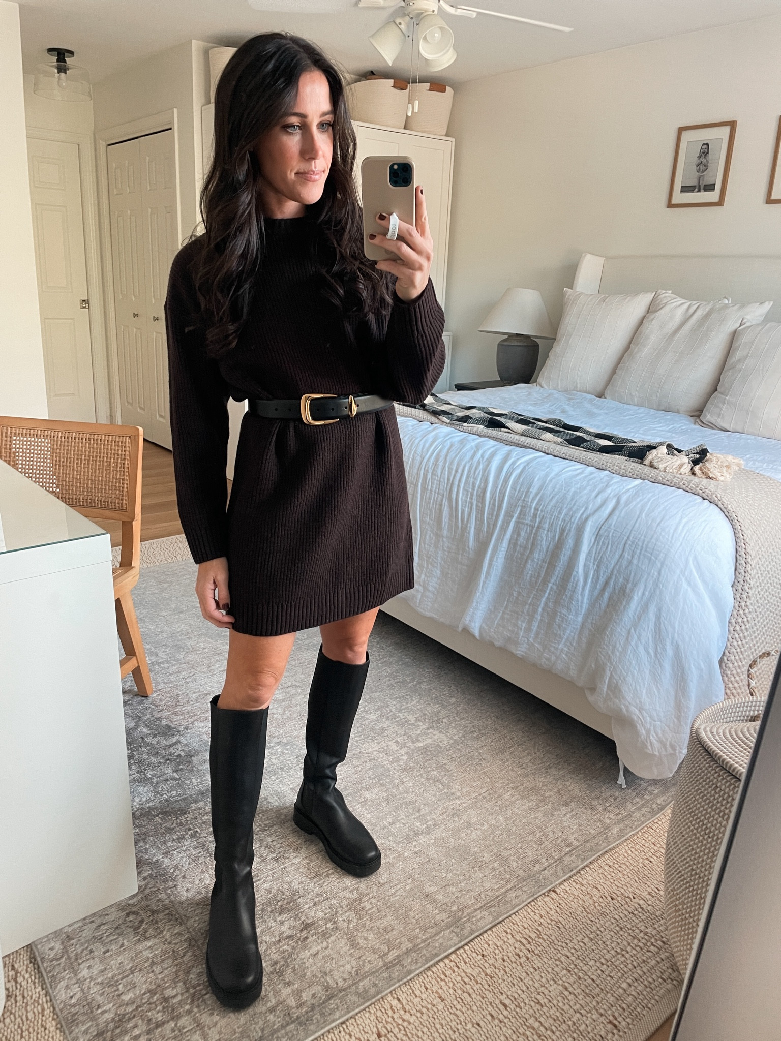 Sweater dress- small petite 

#LTKSeasonal #LTKFindsUnder100 #LTKStyleTip