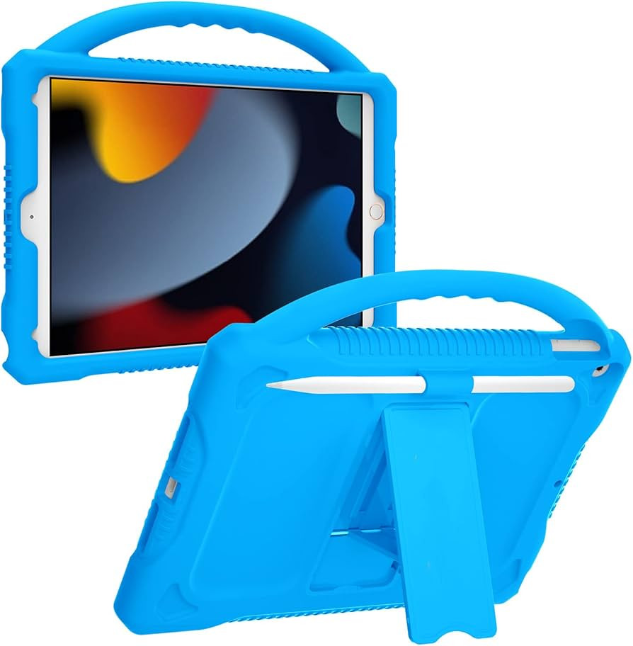 Premium Silicone Case for iPad 10.2 2021/2020/2019,iPad 9th 8th 7th Generation Case for Kids, JOG... | Amazon (US)