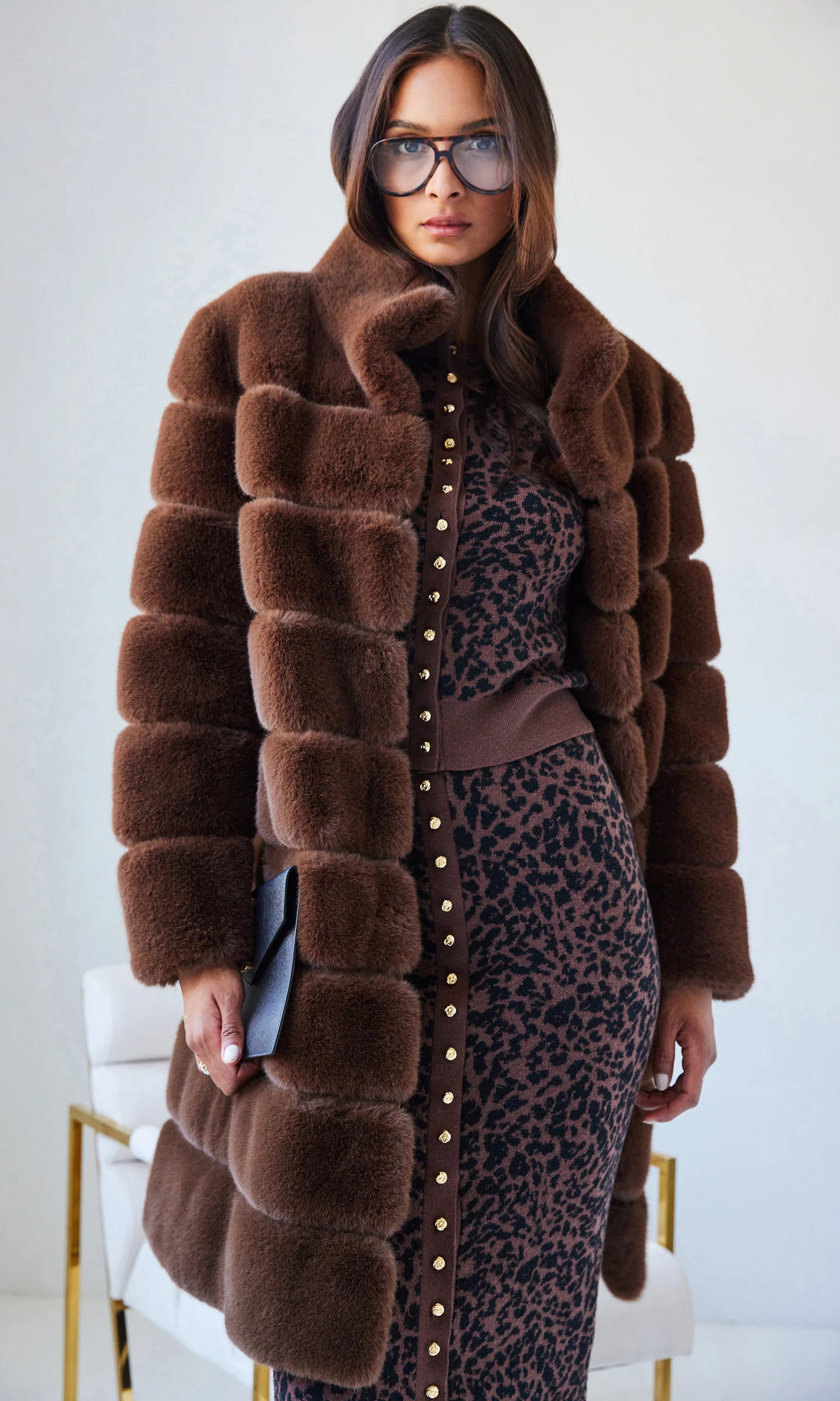 Christie Faux Fur Coat | Generation Love