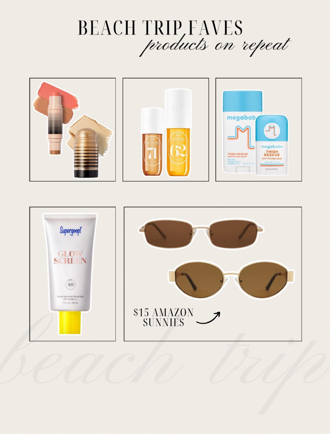 What I keep in my beach bag/vacation bag that is essential ✨💞 

#LTKitbag #LTKbeauty #LTKtravel