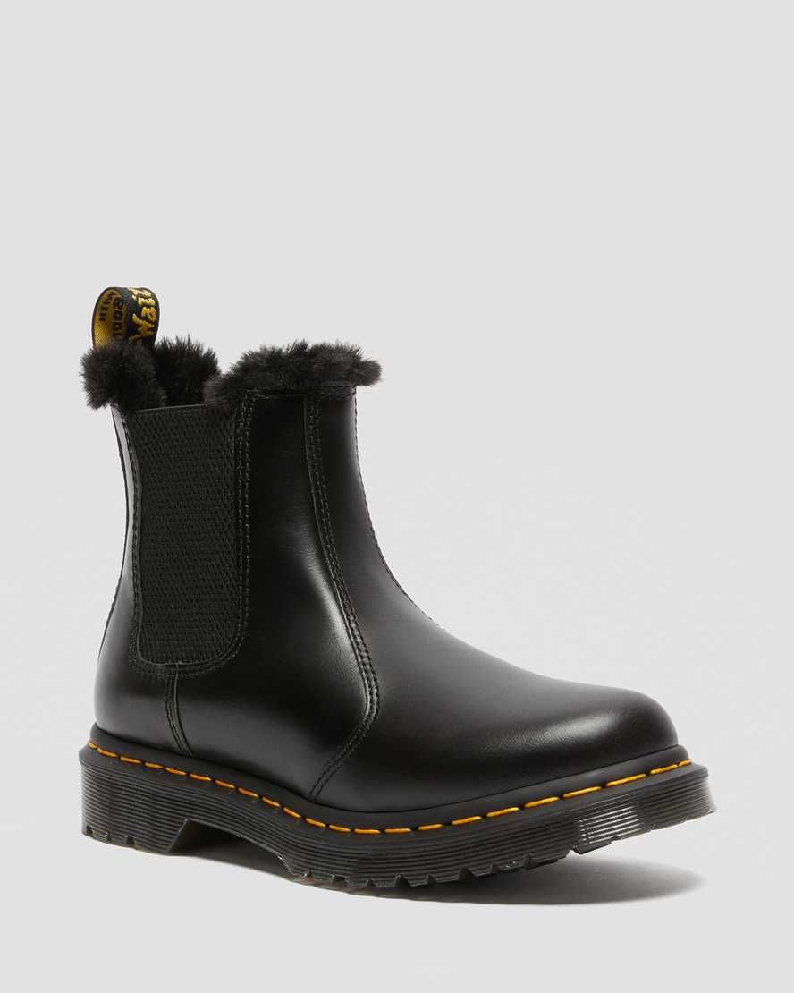 DR MARTENS 2976 Leonore Faux Fur Lined Chelsea Boots | Dr Martens (UK)