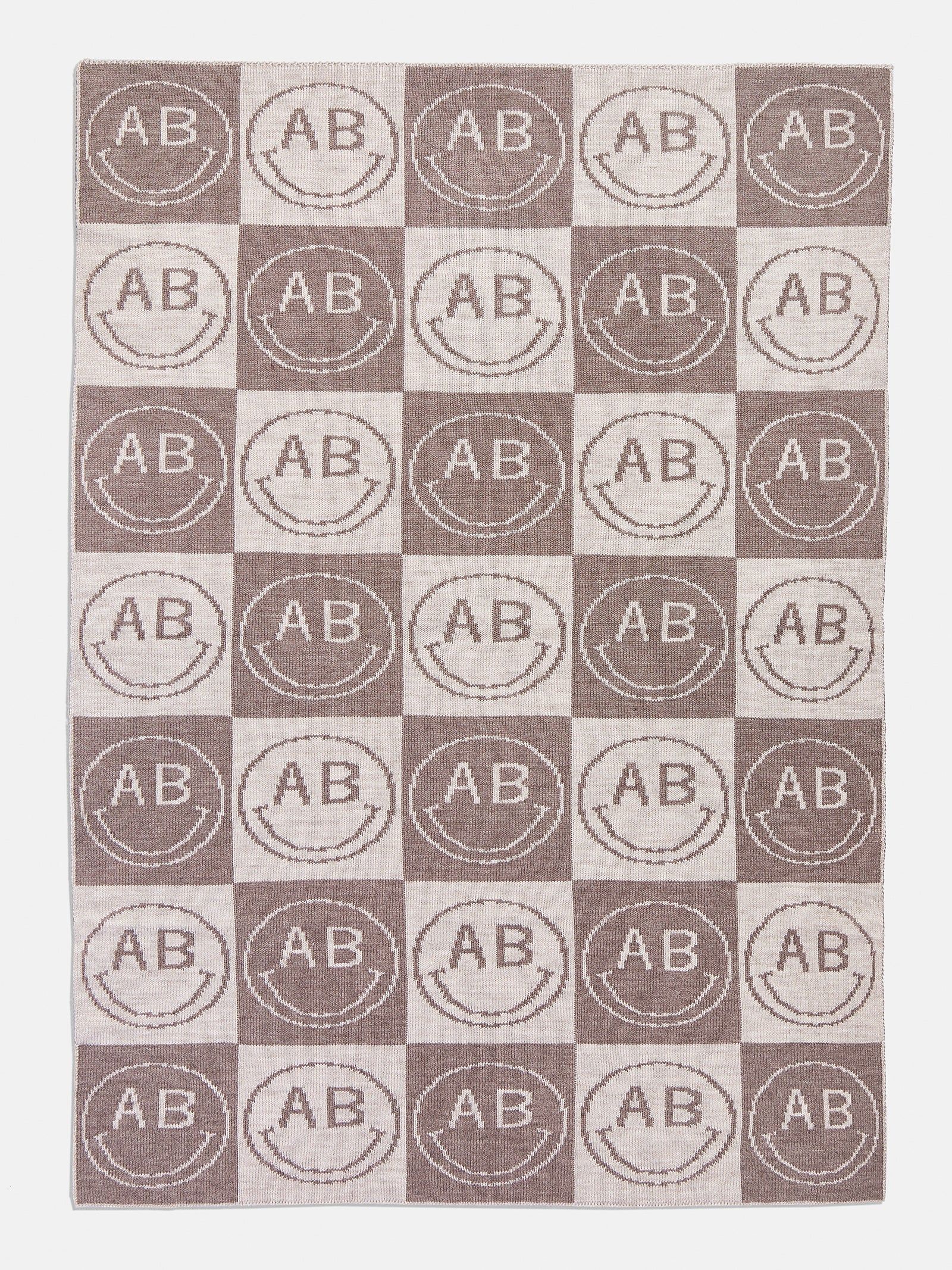 All Smiles Custom Blanket - Tan/Brown | BaubleBar (US)