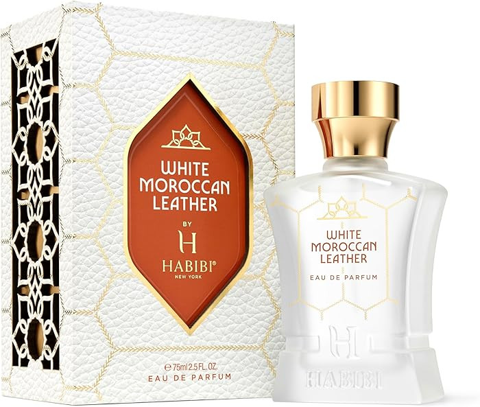 H HABIBI White Moroccan Leather Perfume for Men – 2.5 oz (75ML) Long Lasting Arabian Cologne, S... | Amazon (US)
