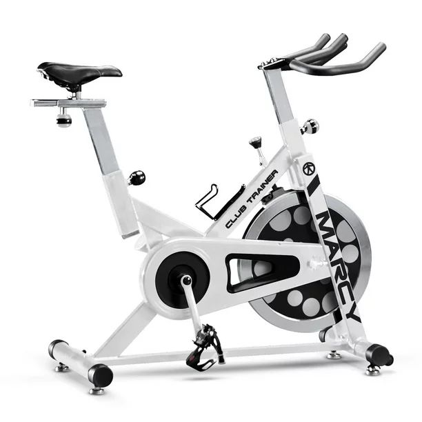 Marcy Pro XJ-5801 Club Revolution Indoor Cycling Exercise Bike, White and Black | Walmart (US)