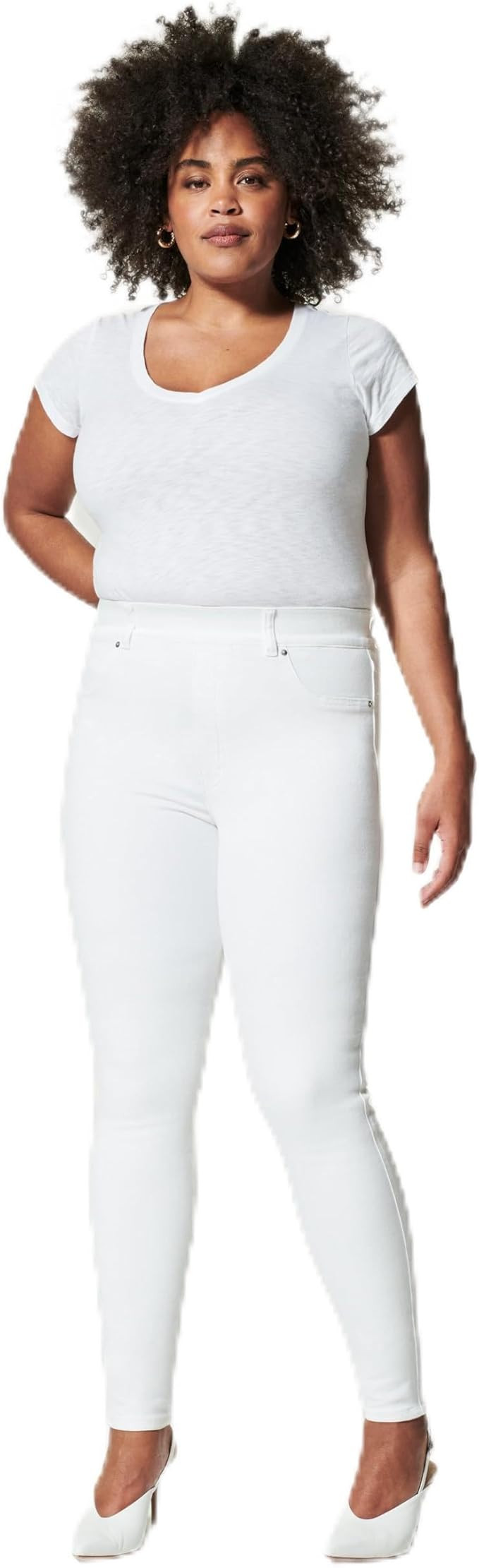 Ankle Skinny Jeans, White | Amazon (US)