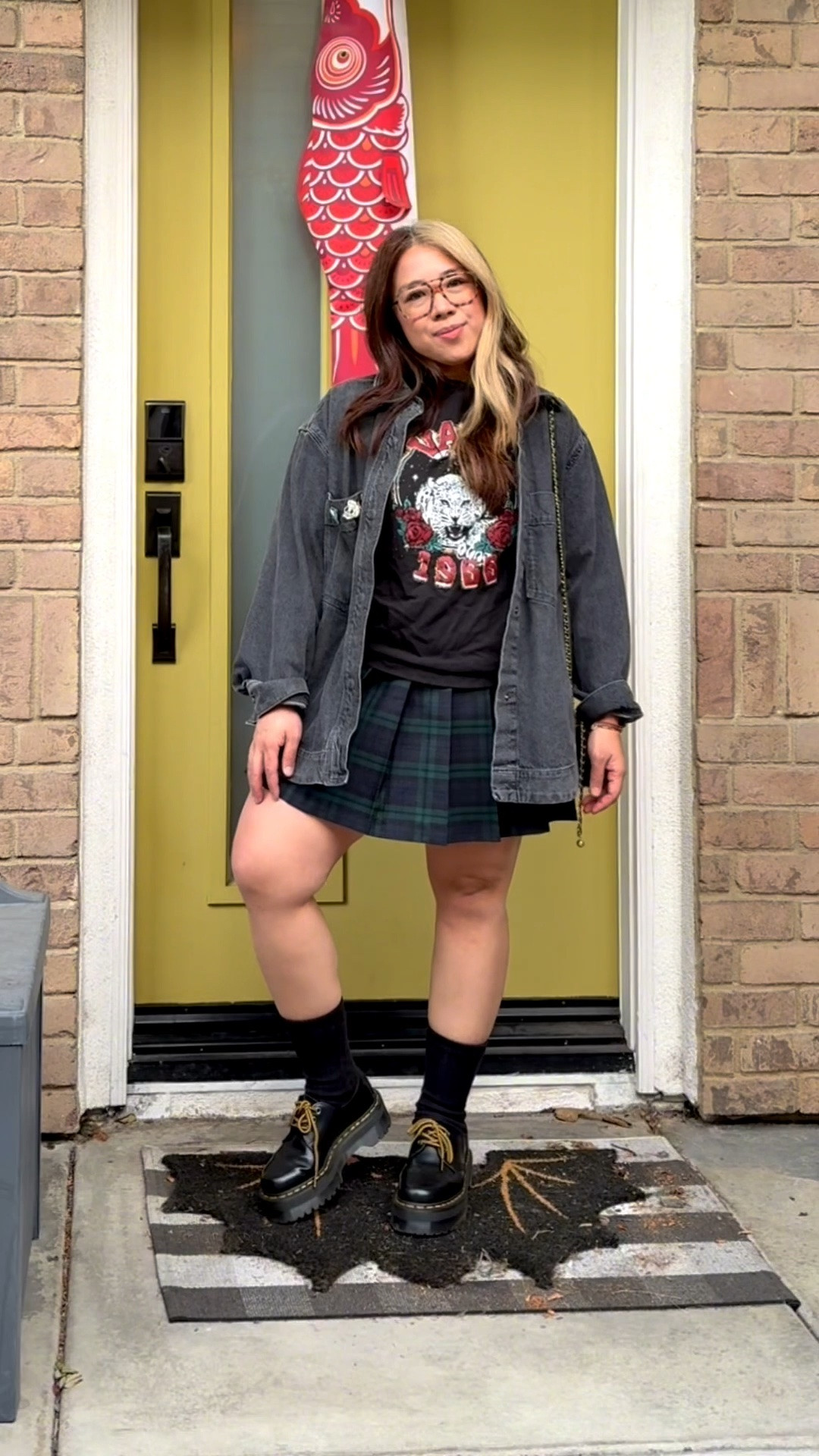 The cutest plaid pleated skirt ever.

I got it in my exact waist size 29 (Large) but there is no stretch, it fits perfectly snug. Because I have a big bottom it’s shorter in the back so maybe size up, especially if you don’t want a snug fit.

#LTKootd #LTKPetite #LTKMidsize