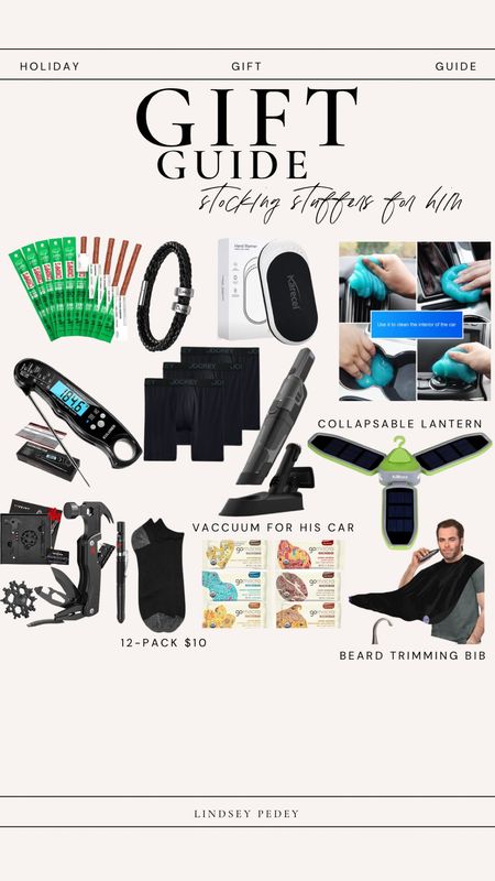 Gift Guide: Stocking Stuffers For Him

Gifts for dad , gifts for husband , gift ideas , amazon gifts , amazon must-haves , camping essentials , last minute gift , gifts under $25 , gifts under $50 , vacuum , eufy, car detail , healthy snacks , paleo , meat thermometer , kitchen gadgets 

#LTKHoliday #LTKmens #LTKGiftGuide