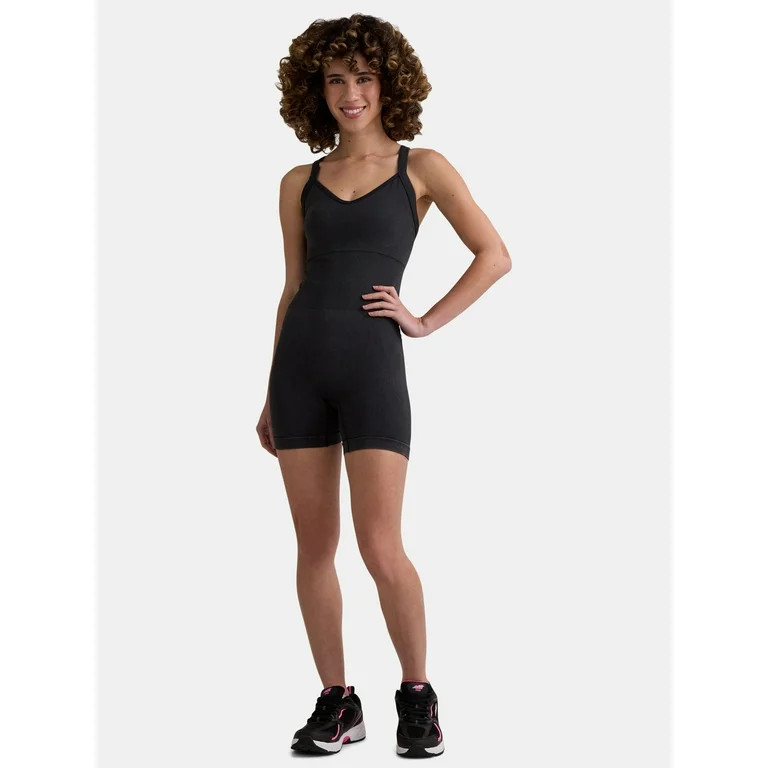 Avia Women's Seamless Romper, Sizes XS-XXXL - Walmart.com | Walmart (US)