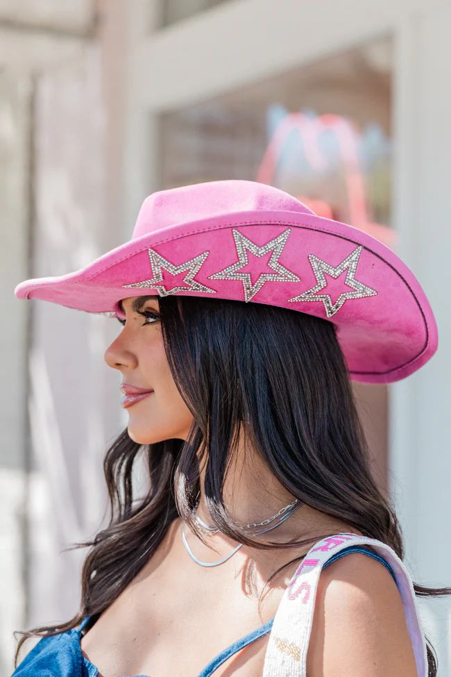 Look To The Stars Pink Cowboy Hat | Pink Lily