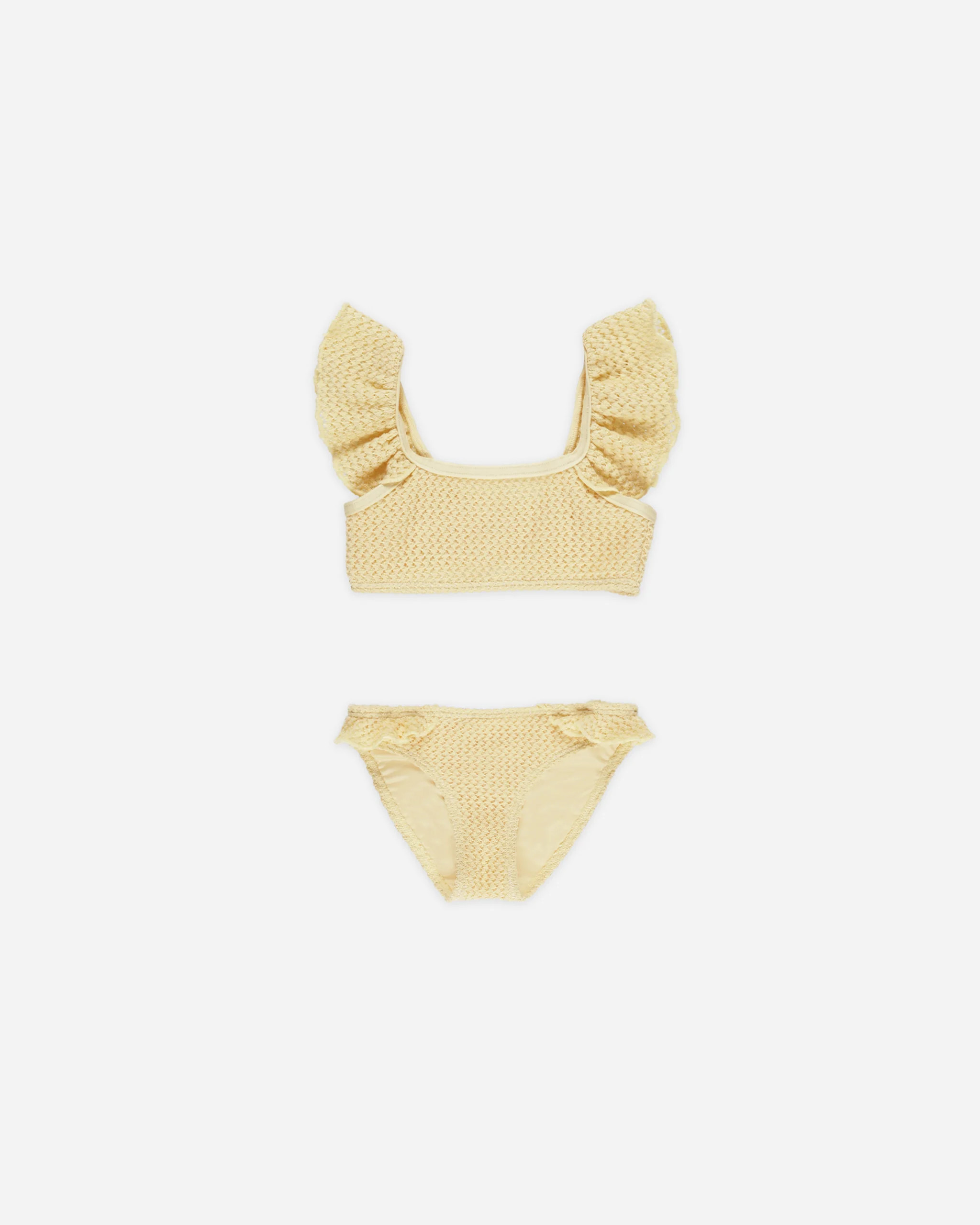 Hanalei Bikini || Yellow Crochet | Rylee + Cru