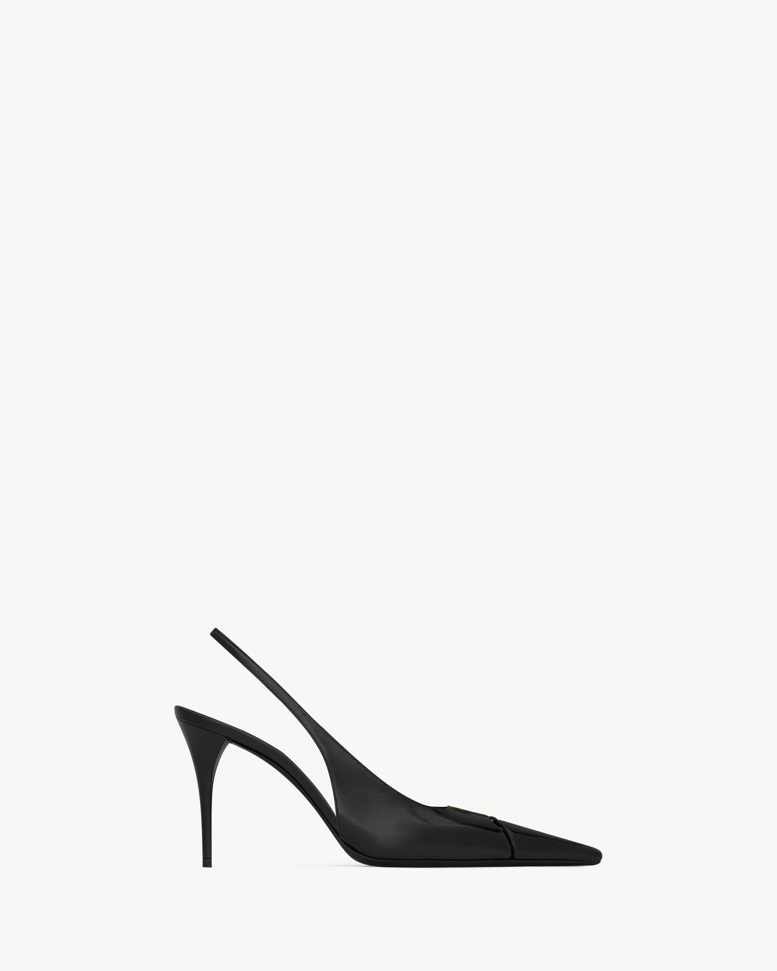 BABYLONE BRETEUIL slingback pumps in smooth leather | Saint Laurent Inc. (Global)