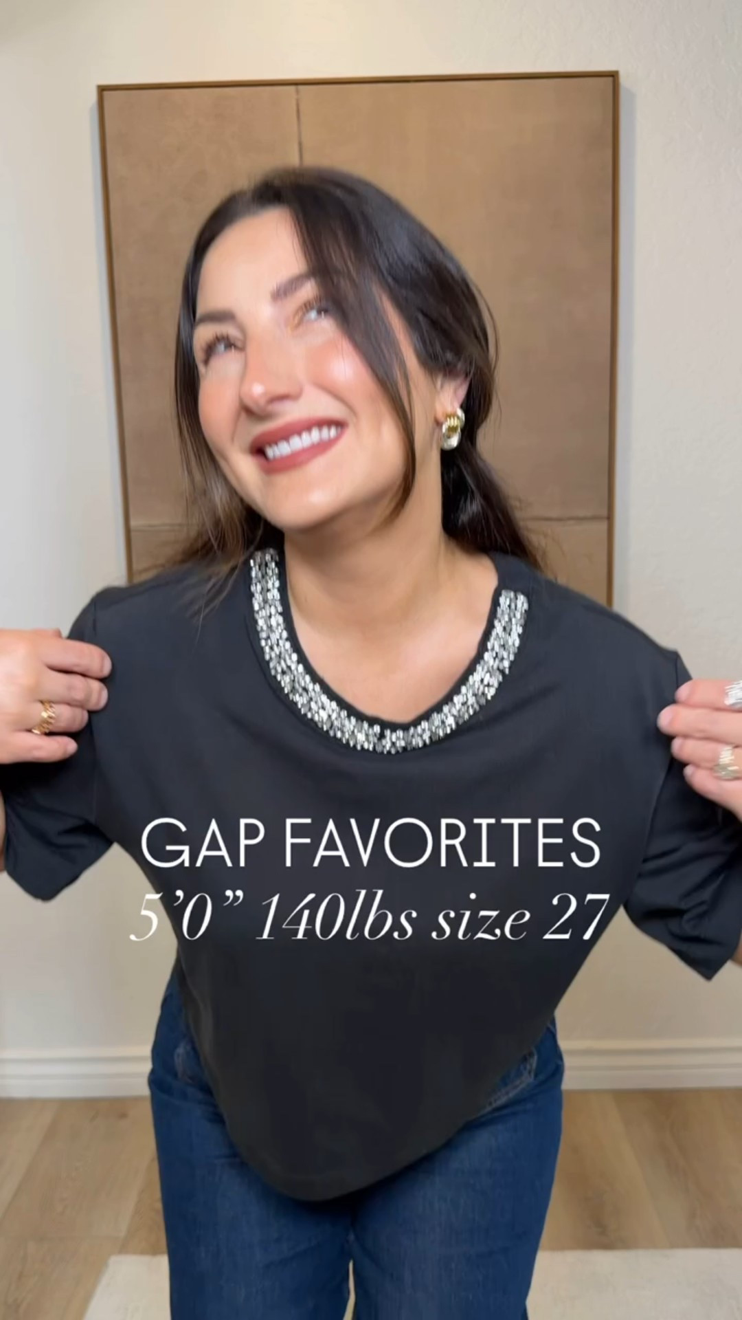 My new Gap favorites!!All so easy to mix, match, and layer through the holidays and into the new year!

✨ 12/12–12/24: Enjoy 40–60% off select styles — including fleece, PJs, outerwear, and cold-weather accessories.
✨ Order by 12/19 to get everything in time for the holidays!

Wearing:
– All tops + sweaters: Small Petite
– Skirt: Small Petite
– Jeans: 27 Regular (perfect with a small heel)
5’0” | 140 lbs


#LTKPetite #LTKSaleAlert #LTKHoliday