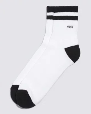 Vans Half Crew Socks(White / Black) | Vans (US)