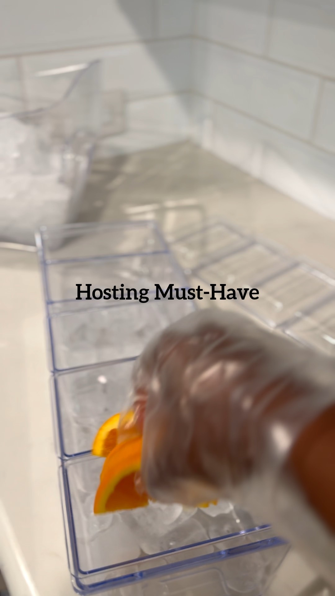 This chilled condiment server is a hosting must-have when serving drinks  

#LTKHoliday #LTKHome #LTKParties