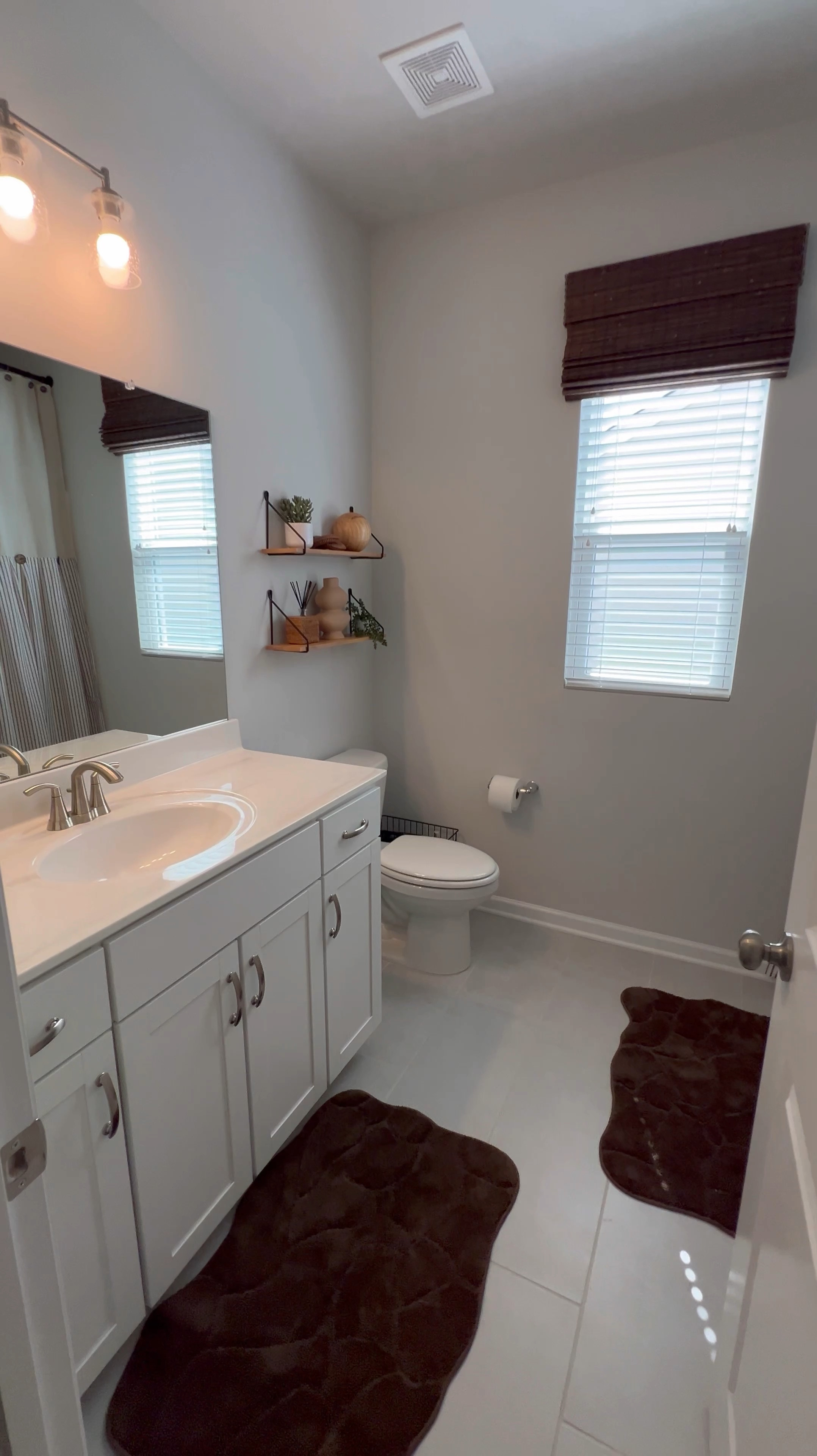guest bathroom makeover! sooo happy with how this came out 😍 I just loveee earth tones so much

#LTKFindsUnder100 #LTKHome #LTKVideo