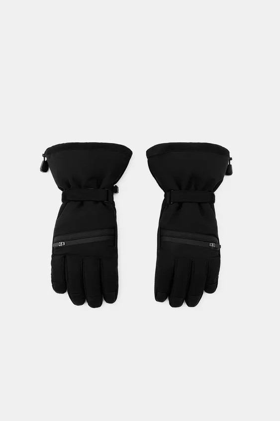 POLARTEC® WATERPROOF SKI COLLECTION GLOVES | Zara UK