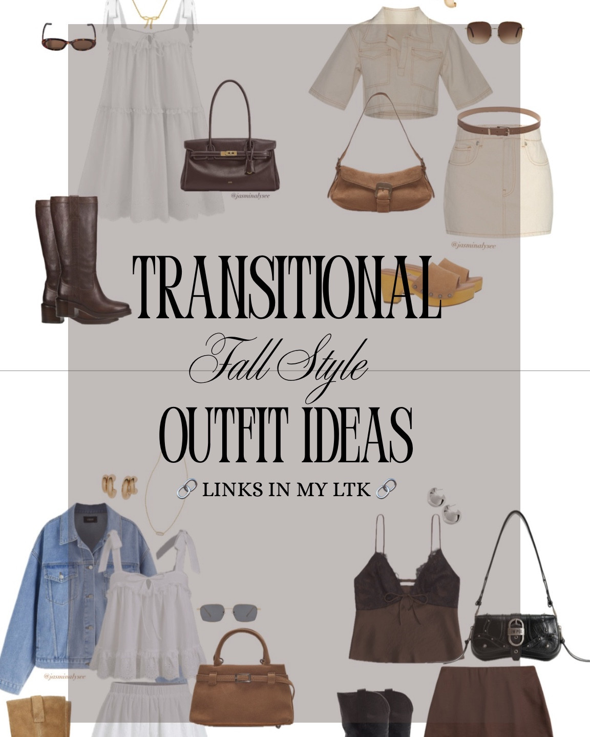 A few cute, early fall outfit inspo 🍂 

#LTKStyleTip #LTKFindsUnder100 #LTKSeasonal