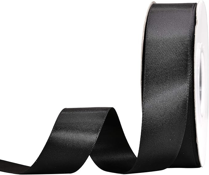 YAMA Double Face Satin Ribbon - 1 inch 25 Yards for Gift Package Wrapping,Floral Design,Hair Acce... | Amazon (US)