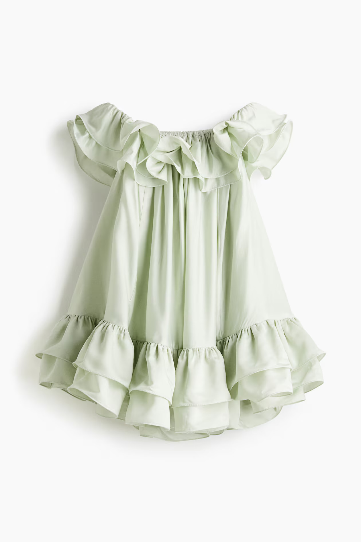 Ruffled Off-the-Shoulder Dress | H&M (US + CA)