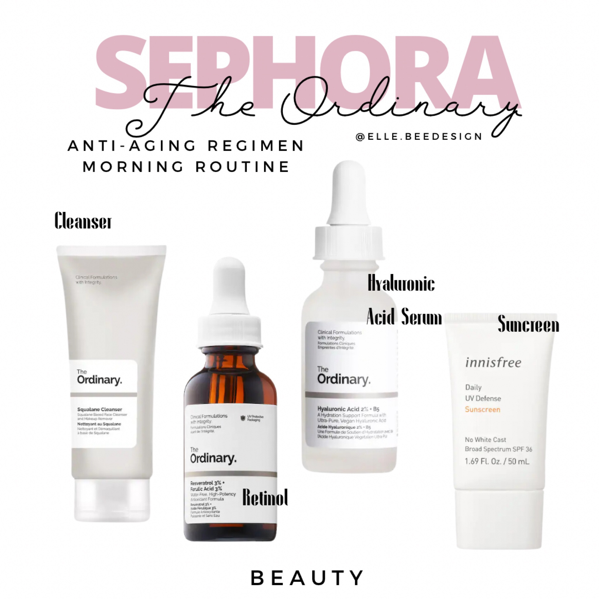 I love using the Ordinary in my everyday skincare routine 💜💜 Here what to use in the morning ☀️

#LTKbeauty #LTKGiftGuide #LTKstyletip