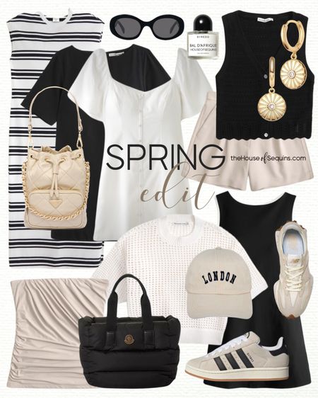 Shop these Abercrombie spring outfit and summer outfit finds! Crochet vest, tailored shorts, linen dress, t shirt dress, tennis dress, crochet tee, striped dress, Prada bucket bag, Moncler Caradoc padded tote bag, New Balance 327 sneakers, Adidas Campus sneakers, tube top and more! 

#LTKstyletip #LTKitbag #LTKSeasonal