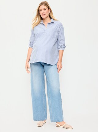 Maternity Full-Panel Wow Baggy Jeans | Old Navy (US)