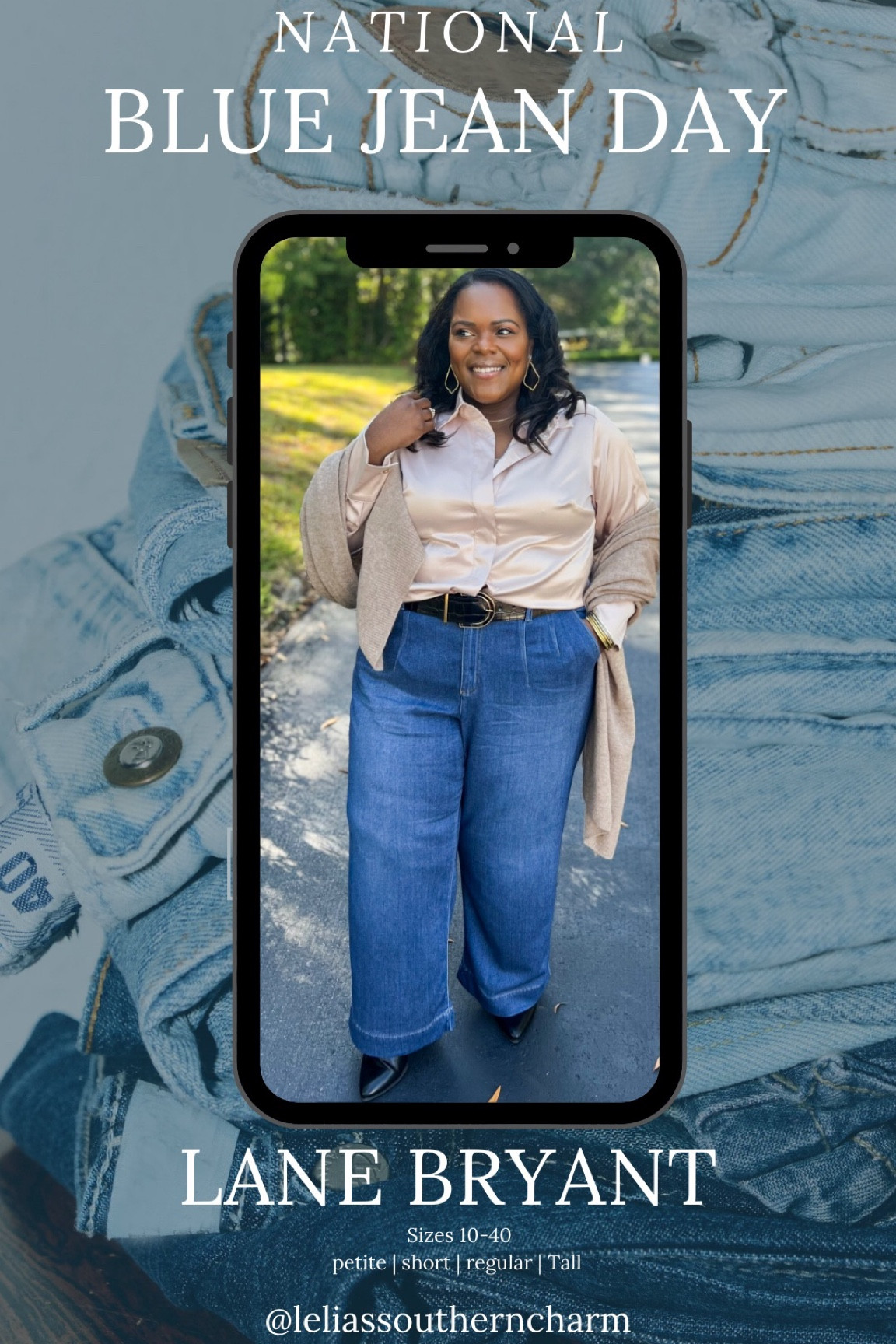National blue Jean day! Love jeans from Lane Bryant because of the different styles, washes, and quality of denim! 👖 

#LTKplussize #LTKfindsunder100 #LTKstyletip