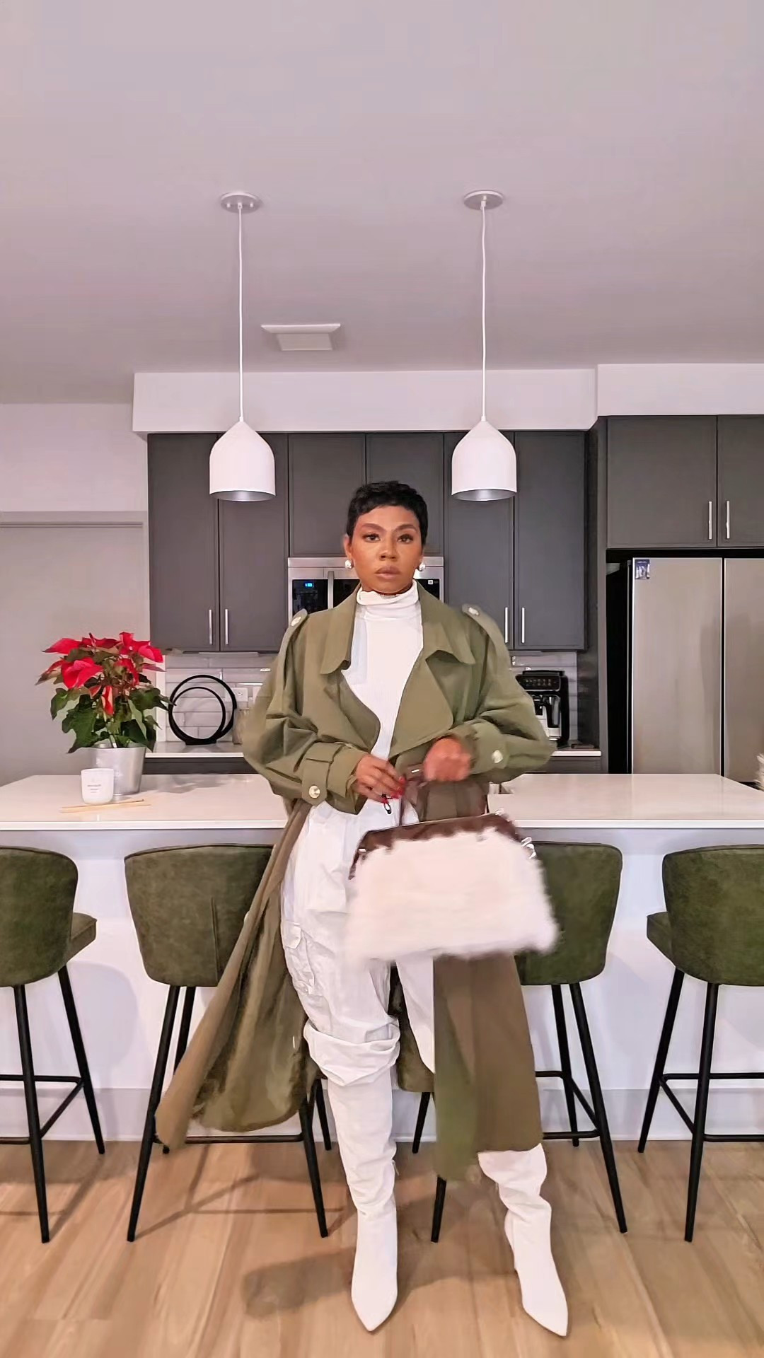 Elevated Neutrals Outfit | Trench Coat & Statement BootsCasual street fashion with a clean, elevated feel. I threw on an oversized trench coat from Nasty Gal with simple layers and white knee-high boots to create a streetwear look that feels effortless but still put together. This is one of those outfits that looks polished without trying too hard — easy, comfortable, and wearable.Style tip: When wearing an oversized trench coat, keep everything underneath fitted and finish the look with pointed white boots to balance the volume and elongate the legs.Street Style, Street Fashion, Casual, ChicFollow me on TikTok and Instagram @sharitathefashionista 

#LTKPetite