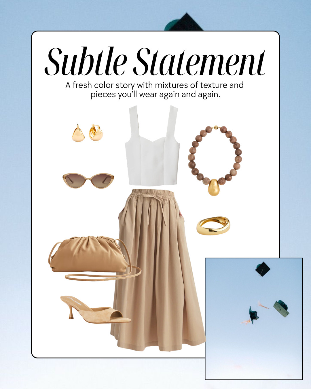 If you have a graduation coming up and no idea what to wear, I pulled together outfit ideas, dresses and easy looks for the ceremony, photos and after. Save this save this for spring graduation season! 

Spring Outfit Ideas • Spring Chic Outfits • Date Night Outfits • Graduation Outfits 

 #LTKgrwm #LTKootd #LTKOver40