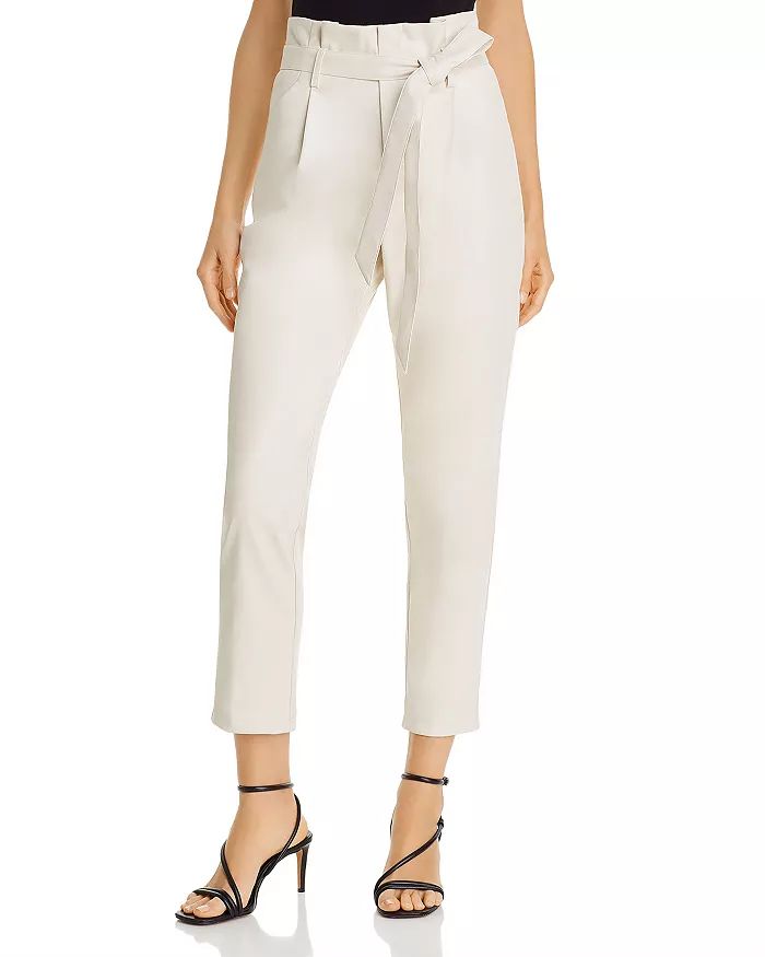 Faux Leather Paperbag-Waist Pants - 100% Exclusive | Bloomingdale's (US)