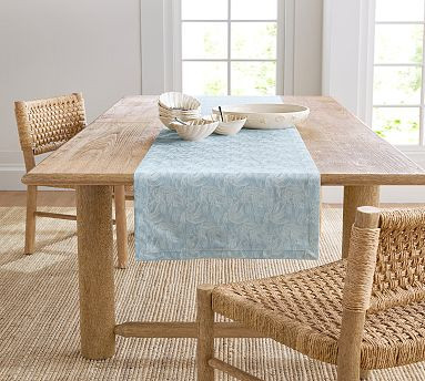 Ocean Waves Cotton Table Runner | Pottery Barn (US)