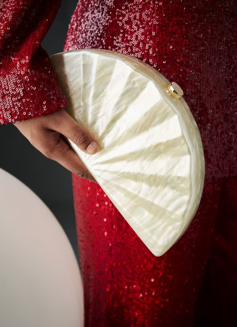 Sila Resin Scallop Clutch | L.K. Bennett (UK)