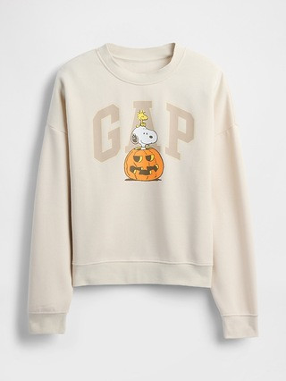 Peanuts Oversized Gap Logo Sweatshirt | Gap Factory