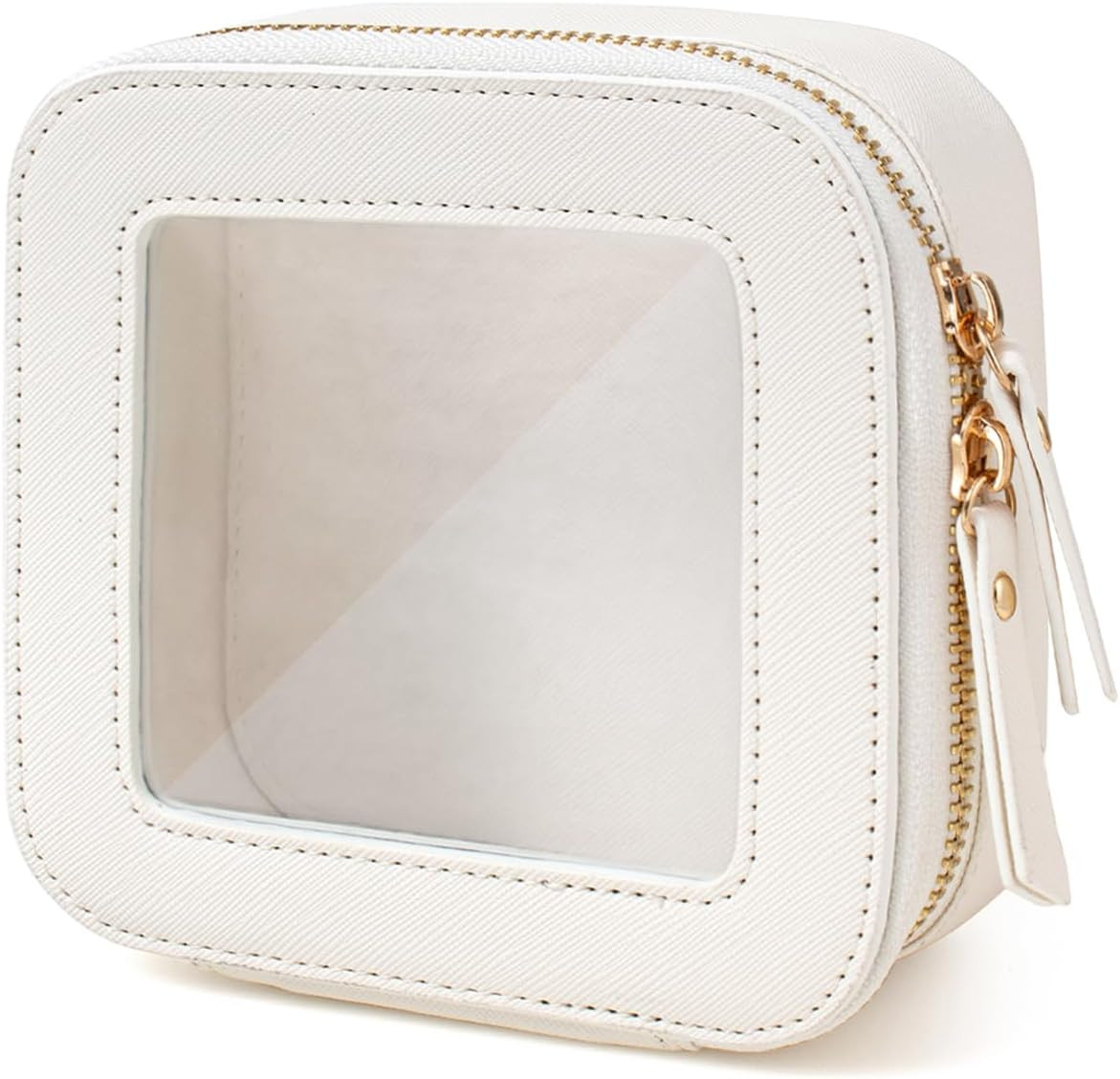 Travel Clear Makeup Bag Set, TSA Approved Cosmetic Bag Case with Zipper Portable Makeup Pouch Toiletry Bag Traveling Cosmetic Organizer Storage Bag Car Organizer Car Essentials | Amazon (US)