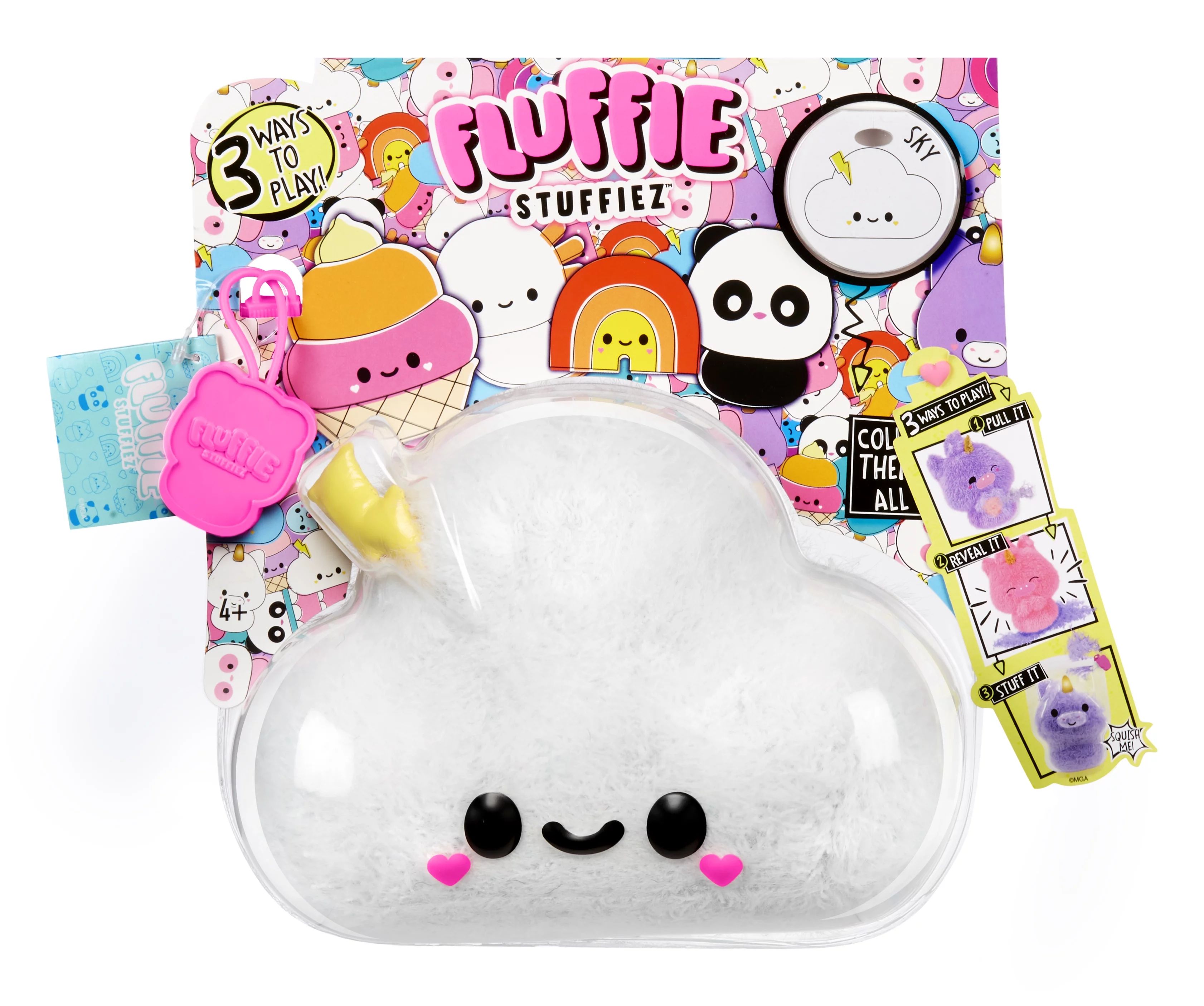 Fluffie Stuffiez Cloud Small Collectible Feature Plush - Surprise Reveal Unboxing with Huggable A... | Walmart (US)