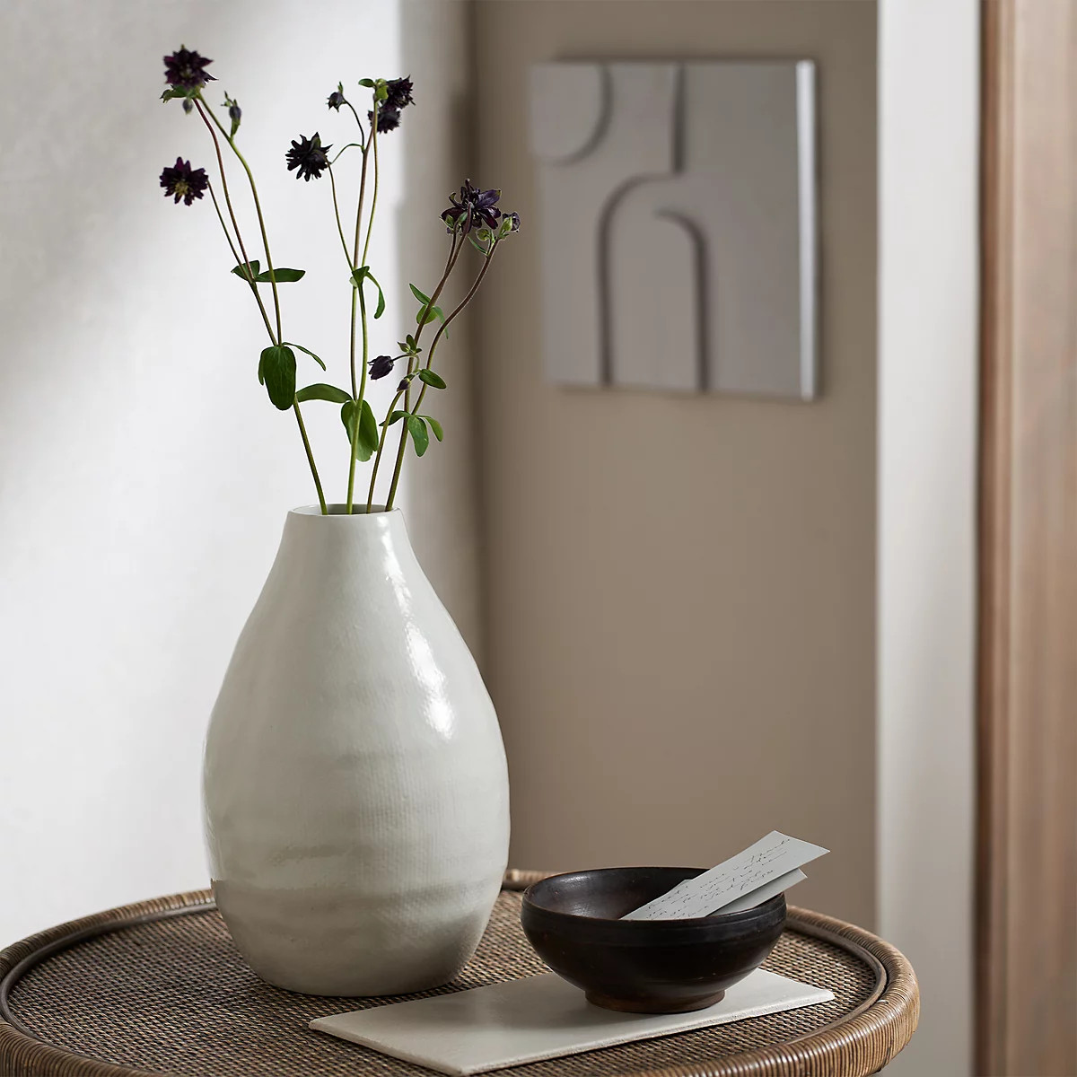 Marley Glazed Vase – Large | The White Company (UK)