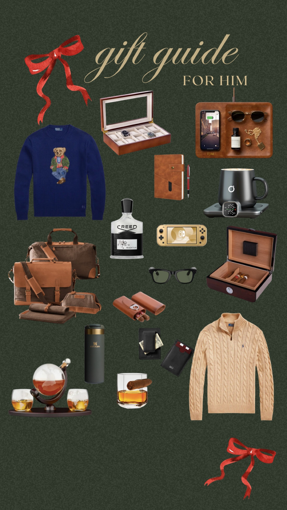 Gift guide for him 

#LTKHoliday #LTKMens #LTKGiftGuide