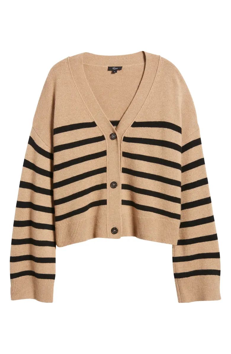 Geneva Stripe Wool Blend Cardigan | Nordstrom