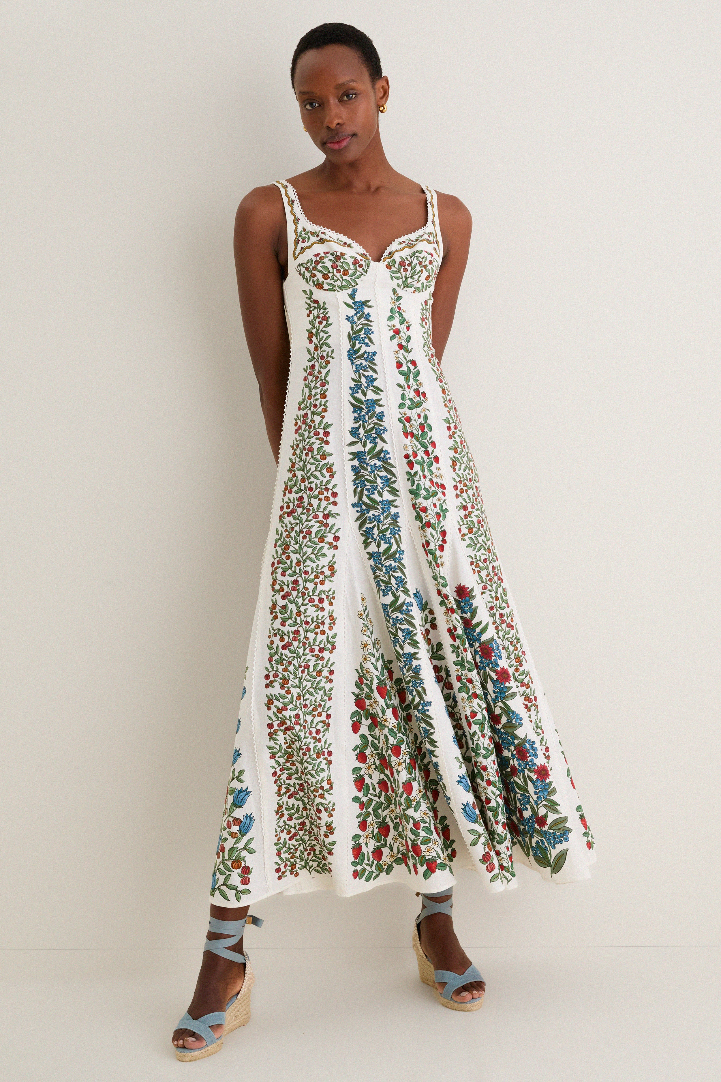 Fruit Beauty Off-White Maxi Dress | Tuckernuck (US)