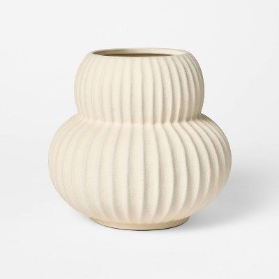 Ceramic Sandy Glaze Vase - Threshold™ designed with Studio McGee | Target