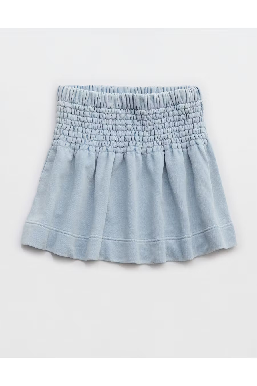 Aerie Feeling Femme Mini Skirt Women's Light Wash XL | American Eagle Outfitters (US & CA)