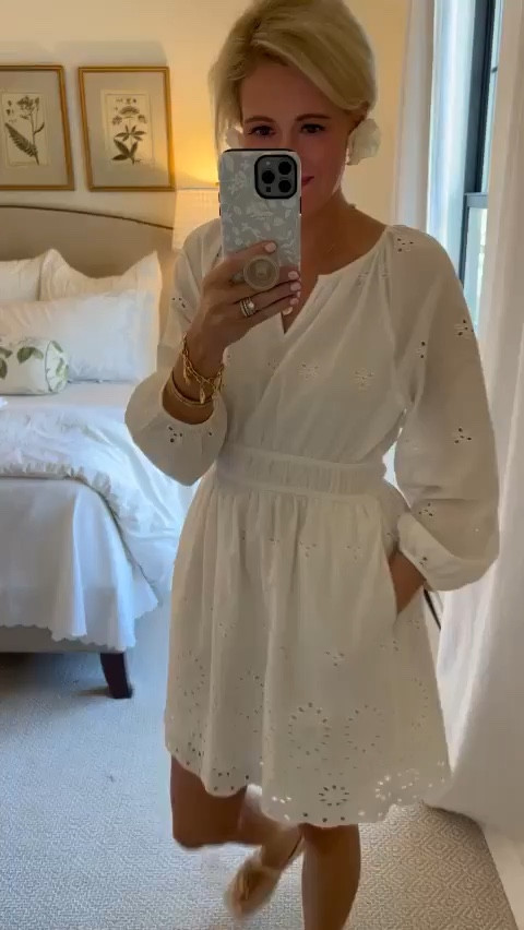 Eyelet dress for spring & summer! #tsrgetfinds #eyelet 