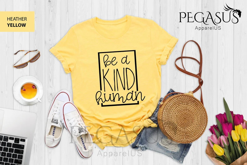 Kindness Shirt, Be a kind human T-Shirt, Be a kind human Shirt, Funny Women's Shirt, Brunch Shirt... | Etsy (US)