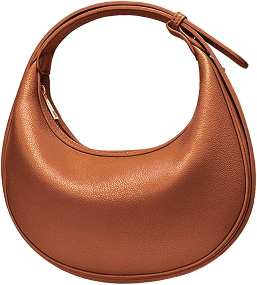 Shoulder Bag for Women Dumpling Bag Half Moon Purse for Travel | Amazon (US)