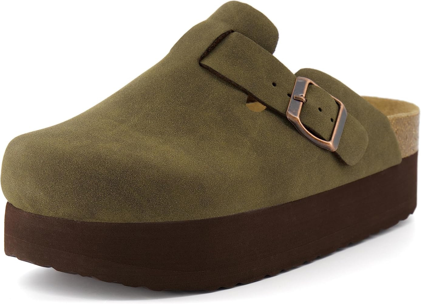 Women's Loom Cork Footbed Platform Clog with +Comfort, Wide Widths Available | Amazon (US)