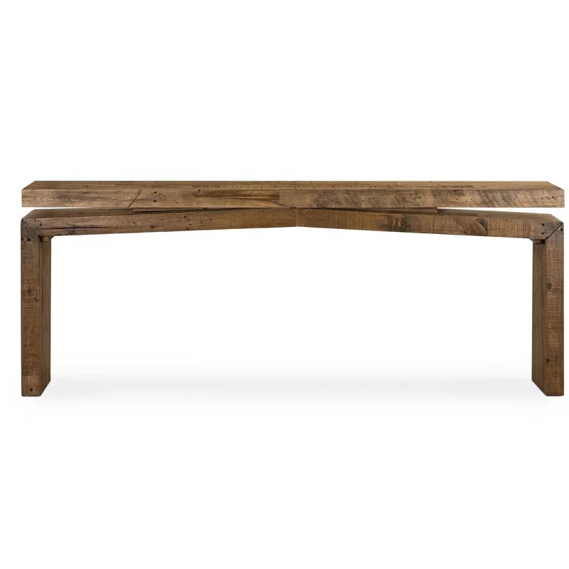 60 solid wood console table curated on ltk