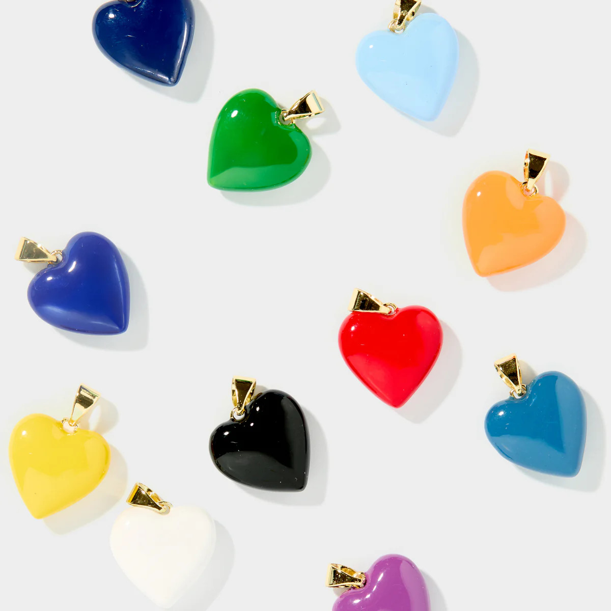Reign Enamel Heart Charm | Allie + Bess