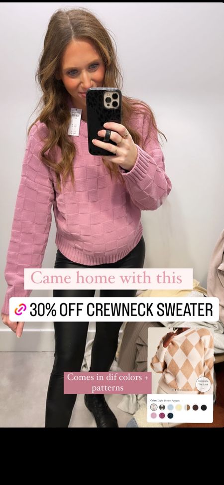 Black Friday / cyber Monday sale - 30% off right now! 

Pink sweater 
Holiday outfit 
Gifts for her 
Holiday work party 

#LTKCyberweek #LTKHoliday #LTKGiftGuide