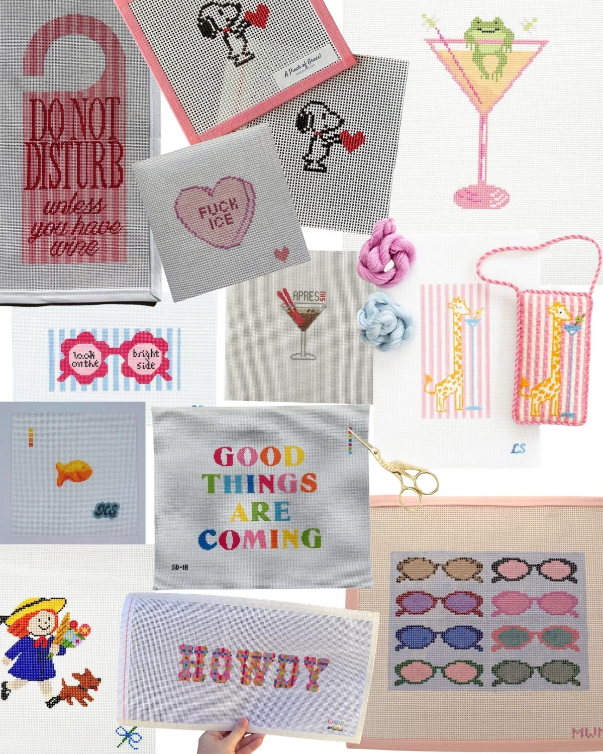 Found some adorable needlepoint canvases on Etsy! Perfect for the beginner or the stitching expert 🩵 Follow my needlepoint account @stitchingwithmeg

Madeline, sunglasses, preppy, Valentine’s Day, snoopy, classic, grandmillennial, LTKUnder50, LTKUnder100

#LTKdayinmylife